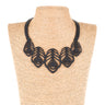 Small Peacock Feather Necklace by Paguro Upcycle