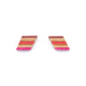 Kite Recycled Skateboard Wooden Stud Earrings by Paguro Upcycle