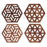 Posavasos de caucho reciclado Zeta Handcrafted - Juego de 2 o 4