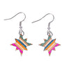 Sirius Star Recycled Skateboard Earrings
