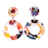 Donatello Urban Statement Resin Earrings by Paguro Upcycle