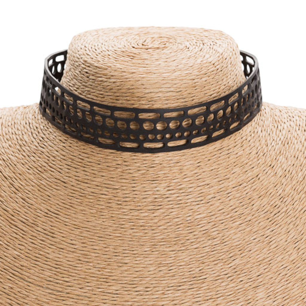 Vita Handmade Rubber Choker by Paguro Upcycle