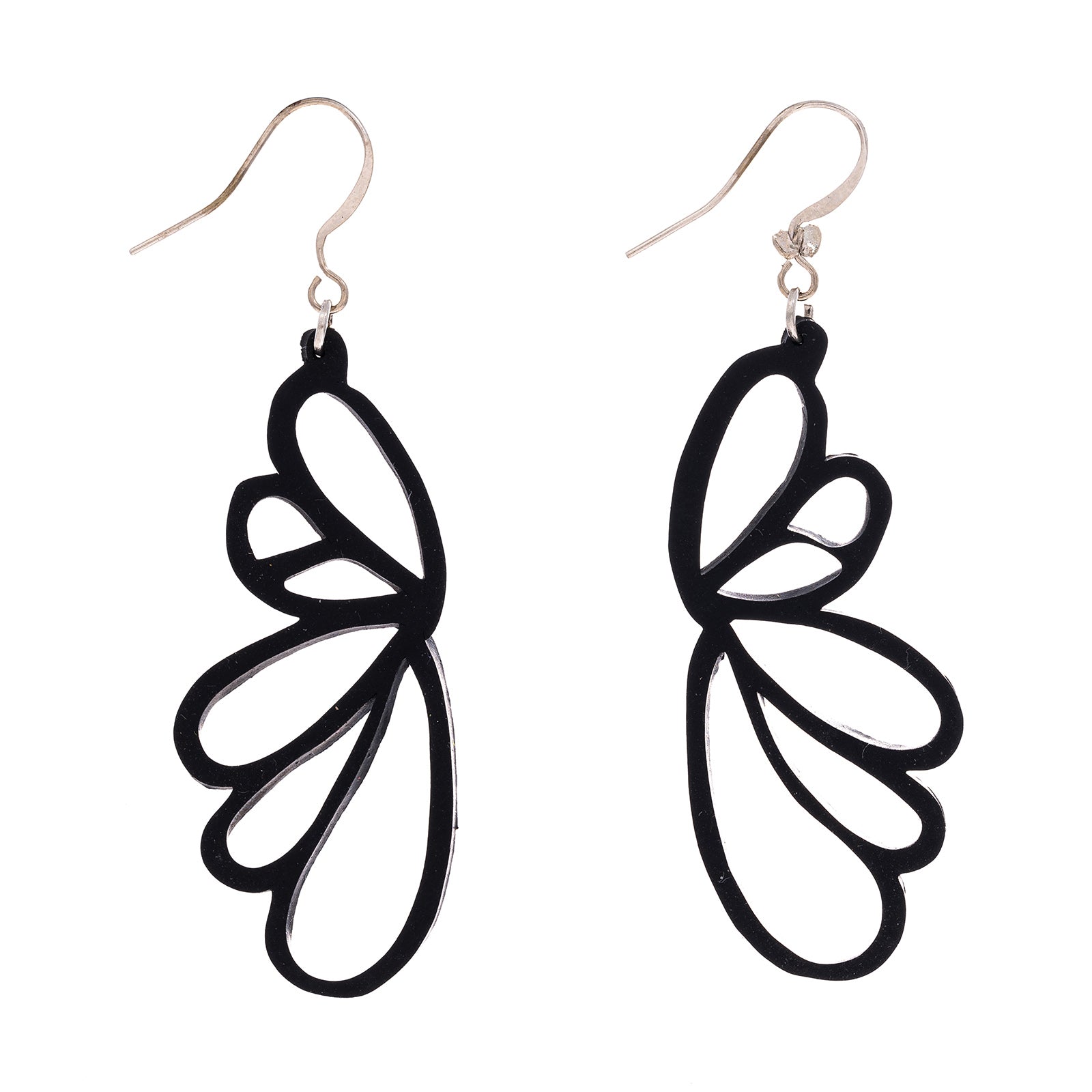 Lilac Upcycled Inner Tube Earrings