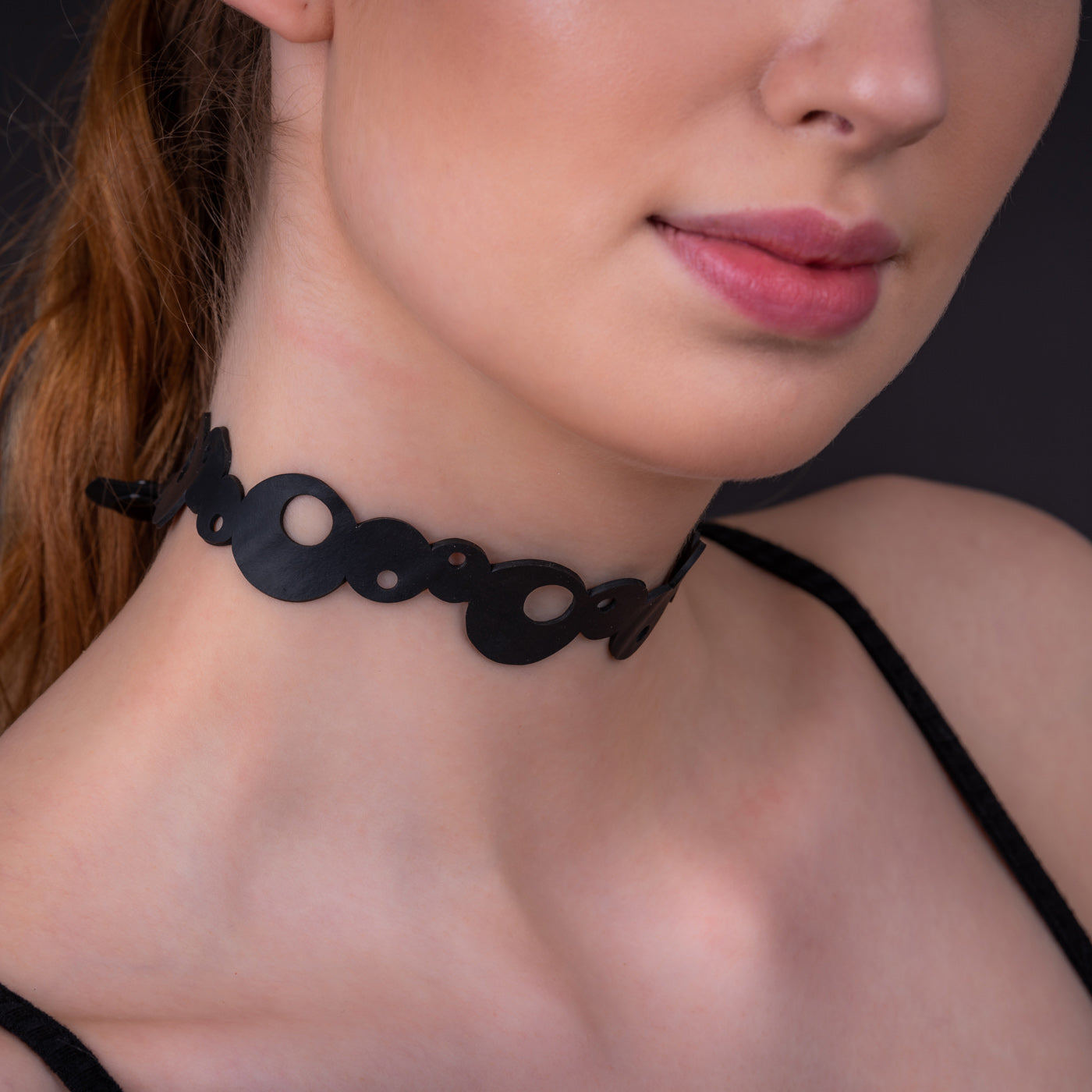 Eternity Recycled Rubber Choker by Paguro Upcycle