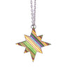 Sirius Star Recycled Skateboard Necklace by Paguro Upcycle